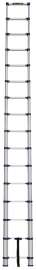 METALTECH E-LAD15T1 Telescopic Ladder, 19 ft H Reach, 250 lb, Aluminum, Blue