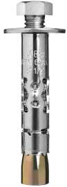COBRA ANCHORS 607R Sleeve Anchor, 3/8 in Dia, 3 in L, 750 lb, Steel, Plated