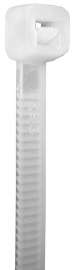 Tradeselect CTS75P20 Cable Tie, 1.77 in Max Bundle Dia, Nylon, Natural