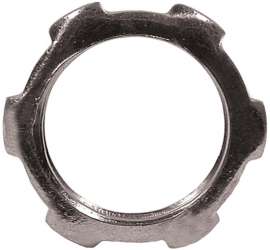 HUBBELL LNS050R5 Locknut, 1/2 in, Steel