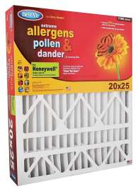 BestAir HW2025 Air Filter, 25 in L, 20 in W, 8 MERV, Synthetic Filter Media