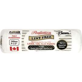 BENNETT LF-15MM Roller Cover Refill, 15 mm Thick Nap, 240 mm L, Fabric Cover