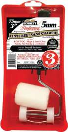 BENNETT PS-75TR-5 Roller Set, Smooth Surface, Fabric/Plastic, 4-Piece