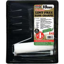 BENNETT LF-240HP Paint Roller Set, Plastic, 4-Piece