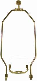 ATRON 01247/LA102 Lamp Harp, 8 in L, Metal, Brass Fixture