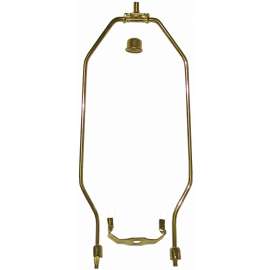 ATRON 01249/LA104 Lamp Harp, 10 in L, Metal, Brass Fixture