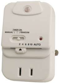 ATRON PLT3 Light Control Timer, 500 W, 2, 4, 6, 8, 10 hr Time Setting, White