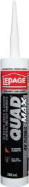 LePage Quad 1869908 Door and Siding Sealant, Blue, 24 to 72 hr Curing, 0 to 140 deg F, 280 mL Cartridge