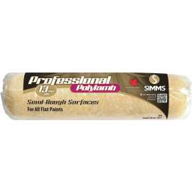 Polylamb Professional R-680 Roller Cover, 1/2 in Thick Nap, 9-1/2 in L, Nylon/Polyester Cover