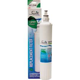 SWIFT GREEN FILTERS SGF-ZS48 Refrigerator Water Filter, 0.5 gpm, 0.5 um Filter, Coconut Shell Carbon Block Filter Media