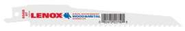 Lenox 22750OSB656R Reciprocating Saw Blade, 3/4 in W, 6 in L, 6 TPI, Bi-Metal Cutting Edge