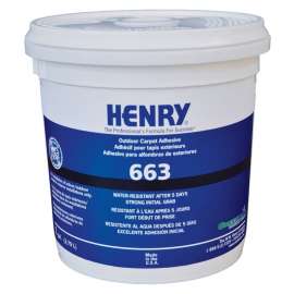 HENRY 12185 Carpet Adhesive, Beige, 1 gal Container