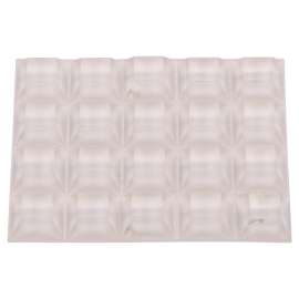 Prosource FE-50770-PS Furniture Bumper Pad, 1/2 in, Square, PU