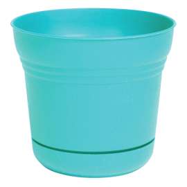Bloem SP1427 Saturn Planter, 14-1/2 in W, Bell, Plastic, Calypso, Matte