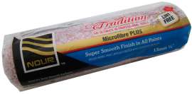 NOUR Z 9MFB13 Paint Roller Refill, 1/2 in Thick Nap, 9-1/2 in L, Microfiber Cover