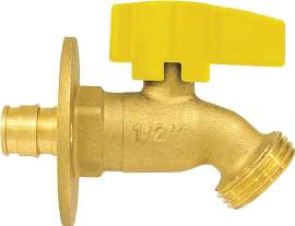 Apollo Valves EPXSCV1234 Garden Hose Bibb, 1/2 x 3/4 in Connection, PEX x MGHT, Brass Body