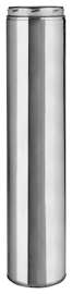 SELKIRK 208036U Chimney Pipe, 10 in OD, 36 in L, Stainless Steel