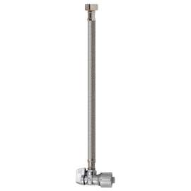 Keeney 2622PCPOLFL20K Quick Lock Valve, 5/8 in Connection, Compression, 125 psi Pressure, Stainless Steel Body
