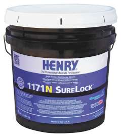HENRY SureLock 12236 Flooring Adhesive, Paste, Mild Solvent, Yellowish Beige, 4 gal Pail