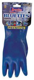 SPONTEX 20005 Household Protective Gloves, XL, Longer Cuff, Neoprene, Blue