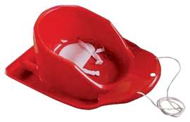 PARICON 625 Flyer Toddler Boggan, Flexible, 18 Months to 4-Years Capacity, Plastic, Red
