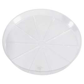 Gardener's Blue Ribbon VS6VUS Planter Saucer, Vinyl, Clear