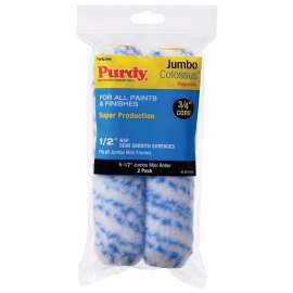 Purdy Colossus 140626033 Mini Roller Cover, 1/2 in Thick Nap, 6-1/2 in L, Woven Polyamide Cover