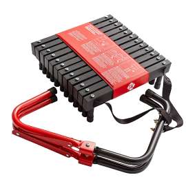 FIRST ALERT EL52-2 Escape Ladder, 1125 lb Weight Capacity, Steel, Black/Gray