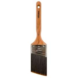 NOUR Heritage 3881-63N Angular Paint Brush, 2-1/2 in W, 3 in L Bristle, Nylon/Polyester Bristle, Sash Handle
