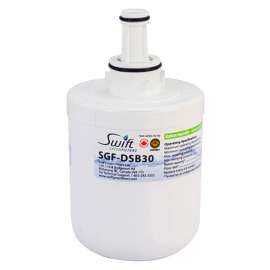 SWIFT GREEN FILTERS SGF-DSB30 Refrigerator Water Filter, 0.5 gpm, Coconut Shell Carbon Block Filter Media
