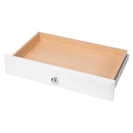 Easy Track RD04 Drawer, Wood, White