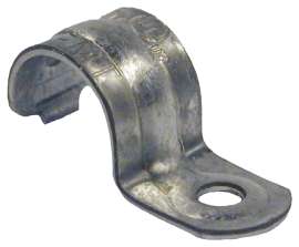HUBBELL E1S125 EMT Strap, 1-1/4 in, Steel