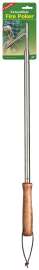 COGHLAN'S 1577 Fire Poker, 30 in OAL, Chrome-Plated, Wood Handle