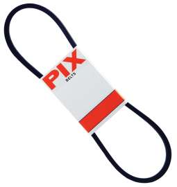 PIX 3L200 FHP V-Belt, 3L, 3/8 in W, 7/32 in Thick, Black