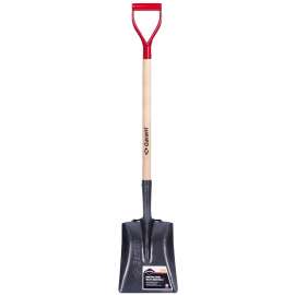 GARANT Pro Series 81767 Shovel, 10 in W Blade, Steel Blade, Wood Handle, D-Grip Handle, 27-3/4 in L Handle