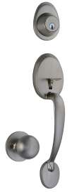 Taymor Professional Series 34-FV8050 Handleset, 3 Grade, Keyed Different Key, Metal, Satin Nickel, WR5 Keyway
