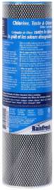 Rainfresh CF Series CF2 Taste and Odor Filter Cartridge, 5 um Filter, Carbon Filter Media