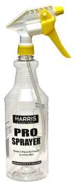 HARRIS PRO-32 Spray Bottle, Adjustable Nozzle, Plastic, Clear