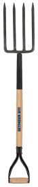 SEYMOUR S550 Forged Series 49077 Spading Fork, 8 in L Tines, 4 -Tine, Steel Tine, Hardwood Handle, 29 in L Handle