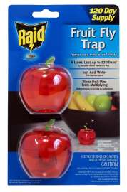 RAID 2PK-FFTA-RAID Fruit Fly Trap, Solid, Sweetish