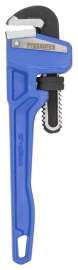 Vulcan JL40110 Pipe Wrench, 25 mm Jaw, 10 in L, Serrated Jaw, Die-Cast Carbon Steel, Powder-Coated, Heavy-Duty Handle