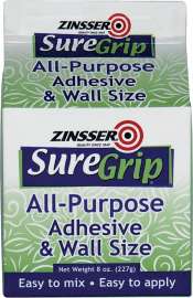 ZINSSER 62008 Wallpaper Adhesive White, White, 8 oz Container