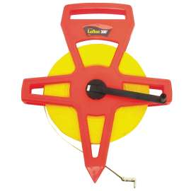 Cresent Lufkin FE300 Tape Measure, 300 ft L x 1/2 in W Blade, Fiberglass Blade, Orange