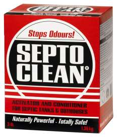 SEPTO-CLEAN 13601 Activator and Conditioner, Powder, Brown/Light Yellow, 3 lb