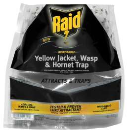 RAID WASPBAG-RAID Yellow Jacket/Wasp and Hornet Trap, Liquid, Fruit