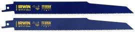 IRWIN 2018874 Reciprocating Saw Blade, 0.865 in W, 9 in L, 10 TPI, HSS Cutting Edge