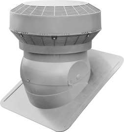 Duraflo 60PRO117G Roof Vent, Polypropylene, Gray