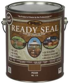 Ready Seal 115 Stain and Sealer, Pecan, 1 gal, Can