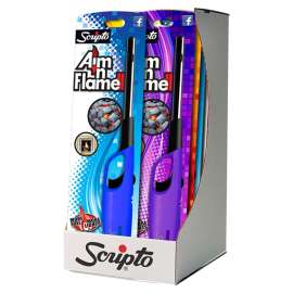 Scripto HC12CR Utility Lighter, Butane, Assorted