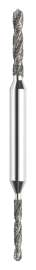DREMEL 664DR Drill Bit, 1/16, 3/32 in Dia, 2 in OAL, Diamond Drill Flipbit, 1/8 in Dia Shank